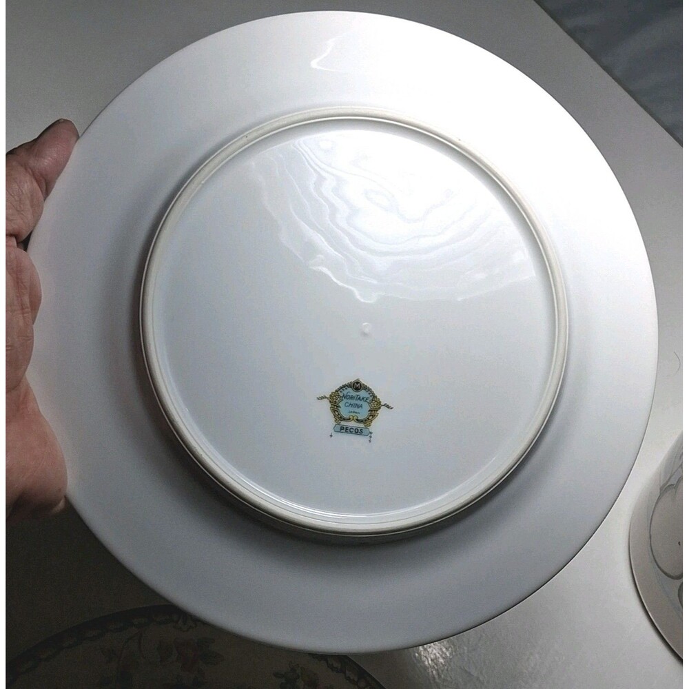 (M) Noritake China Pecos 2 Dinner Plates 9.75" and 2 Salad Plates 8.75" Lot of 4 - Picture 11 of 16